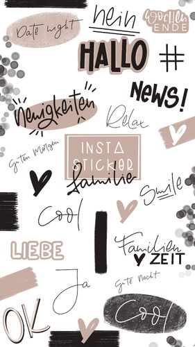 Instagram Story Sticker _ Basic Familie _ 40+ Stück _ Download