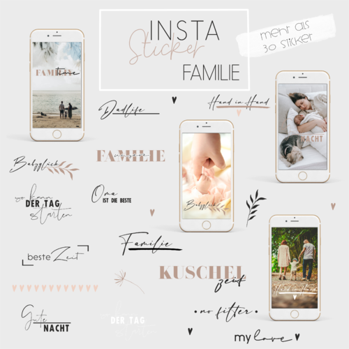 Instagram Story Sticker _ Familie _ Download