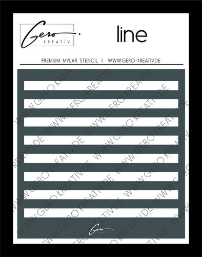 Stencil / Schablone / Masking _ Line _ 10x10